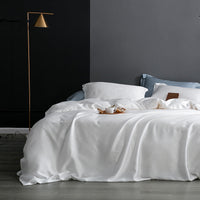 HKM-471379 Lyocell Fiber Simple Duvet Cover Set - Twin/Queen/King Sizes Available