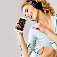 HKM-471443 3.5mm Audio Adapter Cable for iPhone - Connect to Wired Earphones
