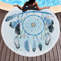 HKM-471443 Microfiber Beach Towel - Lightweight, Quick-Drying Polyester - Available in 12 Stylish Designs
