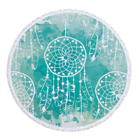 HKM-471443 Microfiber Beach Towel - Lightweight, Quick-Drying Polyester - Available in 12 Stylish Designs