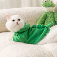 HKM-471635 Adorable Two-Legged Puppy Halloween Cat Hoodie in Milk Silk for Small to Extra Large Pets