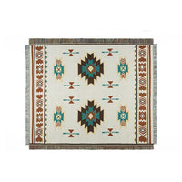 HKM-472211 Geometric Cotton Outdoor Picnic and Nap Blanket - 160 x 130CM