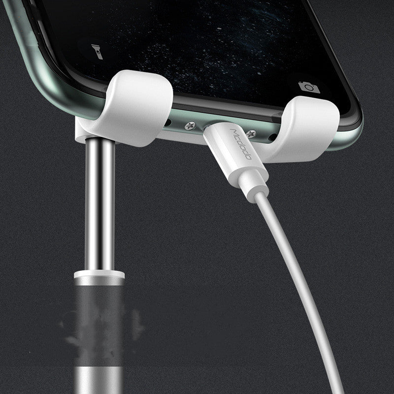 HKM-472275 Adjustable Rotating Desktop Stand for Mobile Phones and Tablets - Available in White and Black