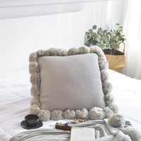 HKM-472275 Hanging Ball Pillowcase - Soft Acrylic Fiber, 45x45cm, Easy Care at 30°C