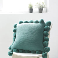 HKM-472275 Hanging Ball Pillowcase - Soft Acrylic Fiber, 45x45cm, Easy Care at 30°C