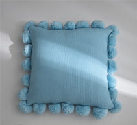 HKM-472275 Hanging Ball Pillowcase - Soft Acrylic Fiber, 45x45cm, Easy Care at 30°C
