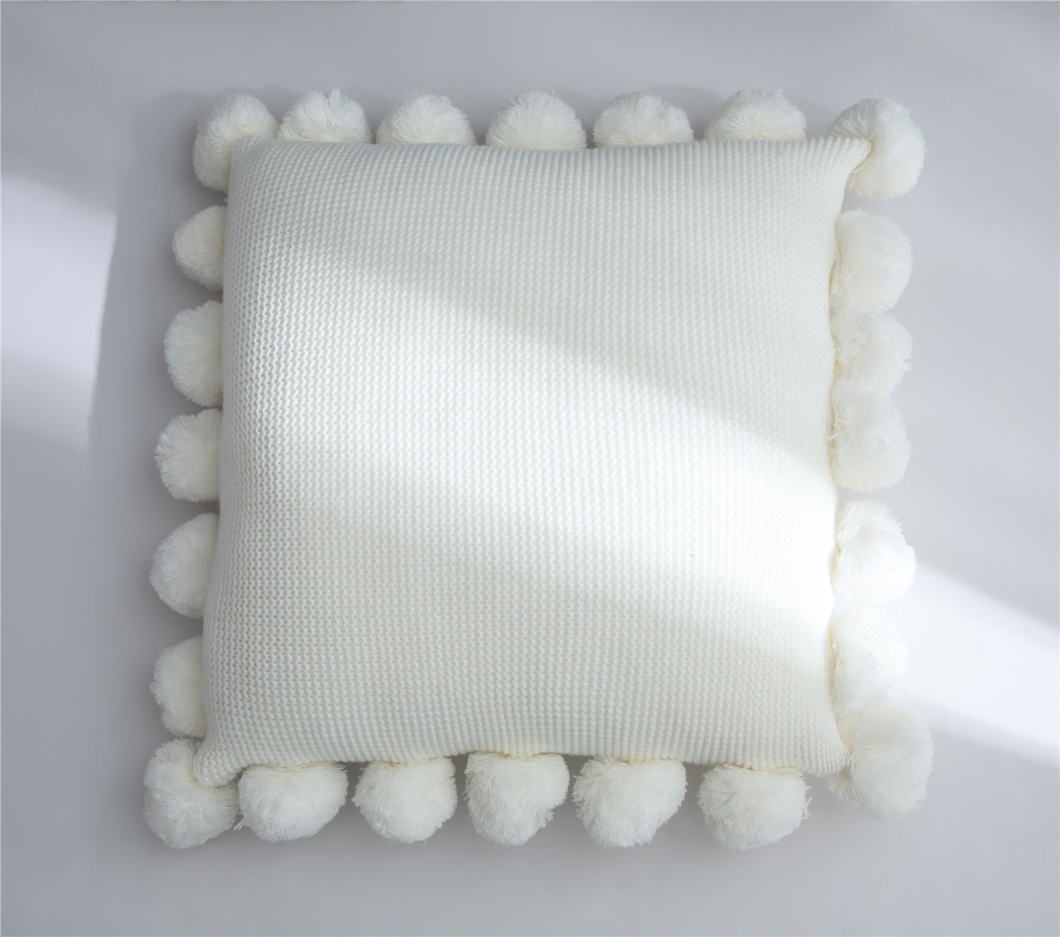 HKM-472275 Hanging Ball Pillowcase - Soft Acrylic Fiber, 45x45cm, Easy Care at 30°C