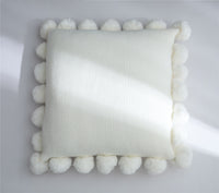 HKM-472275 Hanging Ball Pillowcase - Soft Acrylic Fiber, 45x45cm, Easy Care at 30°C
