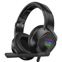 HKM-472275 RGB Gaming Headset with Noise-Cancellation Microphone for Xbox One and PS4, Comfortable Over-Ear Headphones