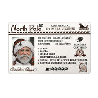 HKM-472339 Santa Claus PVC Business Card and Greeting Card - Assorted Colors Pack