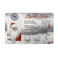 HKM-472339 Santa Claus PVC Business Card and Greeting Card - Assorted Colors Pack