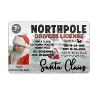 HKM-472339 Santa Claus PVC Business Card and Greeting Card - Assorted Colors Pack