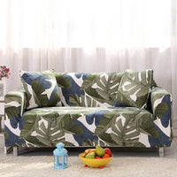 HKM-472595 Super Stretchable Geometric Sofa Slipcover for Three-Seater Couch, Polyester Fabric