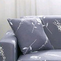 HKM-472595 Super Stretchable Geometric Sofa Slipcover for Three-Seater Couch, Polyester Fabric