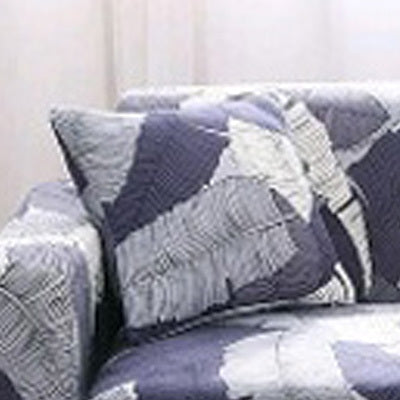 HKM-472595 Super Stretchable Geometric Sofa Slipcover for Three-Seater Couch, Polyester Fabric