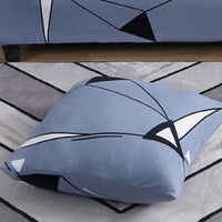 HKM-472595 Super Stretchable Geometric Sofa Slipcover for Three-Seater Couch, Polyester Fabric