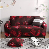 HKM-472595 Super Stretchable Geometric Sofa Slipcover for Three-Seater Couch, Polyester Fabric
