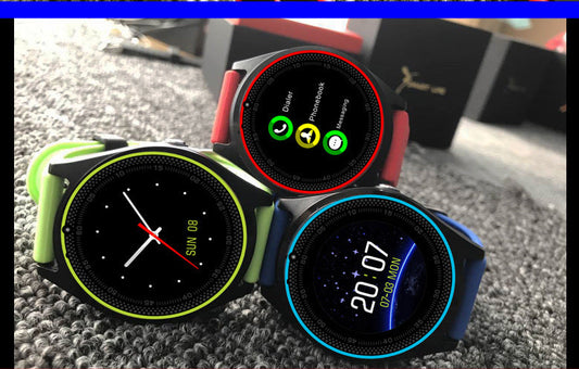 HKM-472723 Smart Watch with Photo Pedometer – Android Compatible, Black Case, 53mm x 45mm x 260mm