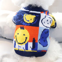 HKM-472787 Casual Dog Sweater for Small Breeds - Schnauzer, Pomeranian, Yorkshire Terrier, Various Sizes Available