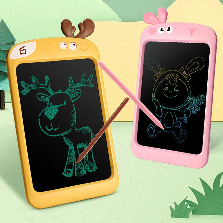 HKM-472787 Colorful LCD Writing Tablet with Lock Button - 8.5 & 10 Inch Portable Digital Drawing Board