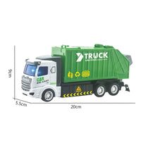 HKM-472851 1/48 Remote Control Diecast Garbage Truck Model Toy for Kids Ages 2-7