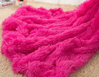 HKM-472979 Double-Layer Plush Blanket with Velvet Touch for Versatile Use and Comfort