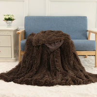 HKM-472979 Double-Layer Plush Blanket with Velvet Touch for Versatile Use and Comfort