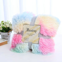 HKM-472979 Double-Layer Plush Blanket with Velvet Touch for Versatile Use and Comfort