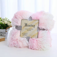 HKM-472979 Double-Layer Plush Blanket with Velvet Touch for Versatile Use and Comfort