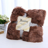 HKM-472979 Double-Layer Plush Blanket with Velvet Touch for Versatile Use and Comfort