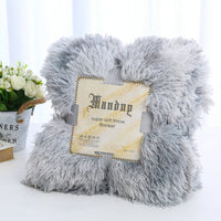 HKM-472979 Double-Layer Plush Blanket with Velvet Touch for Versatile Use and Comfort