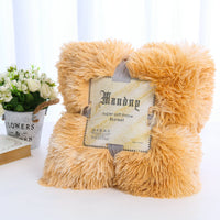 HKM-472979 Double-Layer Plush Blanket with Velvet Touch for Versatile Use and Comfort