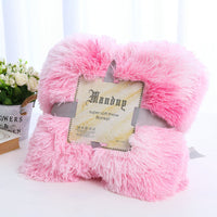 HKM-472979 Double-Layer Plush Blanket with Velvet Touch for Versatile Use and Comfort