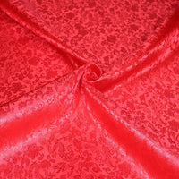 HKM-473043 Happy Auspicious Dragon and Phoenix Brocade Fabric for Skirts, Shirts, and Wedding Dresses - 50% Rayon, 50% Polyester, 150cm Wide