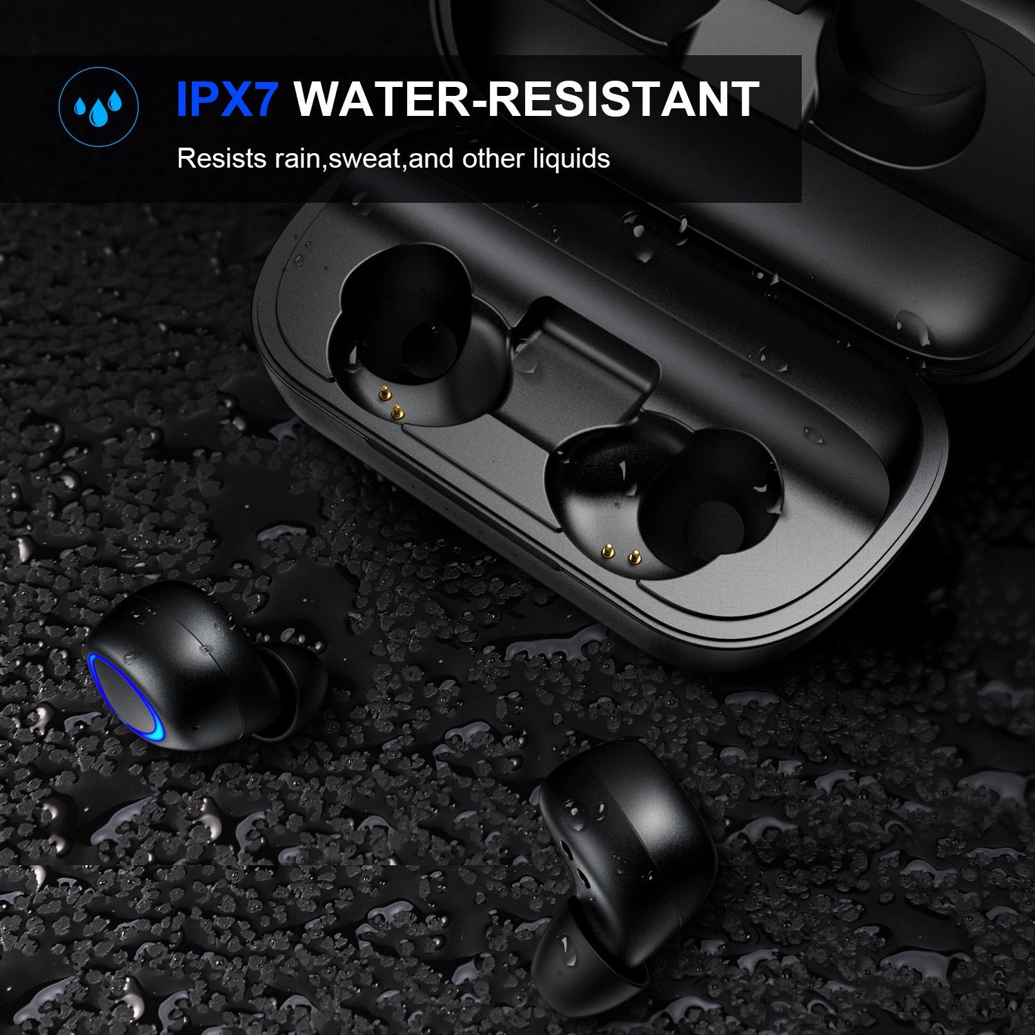 HKM-473107 Wireless Bluetooth Headset with Mobile Power Supply and Fast Charging
