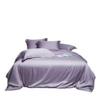 HKM-473363 Lyocell Solid Color Tencel Bed Sheet and Duvet Cover Set in Various Sizes