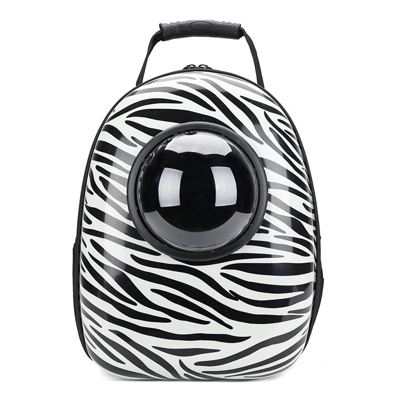 HKM-473363 Pet Space Capsule Carrier Bag – Durable PC and Oxford Fabric for Comfort and Convenience