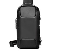 HKM-473619 Waterproof Oxford Cloth Men's Messenger Bag with Soft Handle and Multi-Dimensional Design