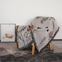 HKM-473683 Geometric Pattern Blanket for All Seasons - 130x160 cm, Multiple Color Options