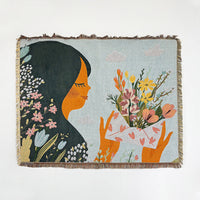 HKM-473683 Geometric Pattern Blanket for All Seasons - 130x160 cm, Multiple Color Options