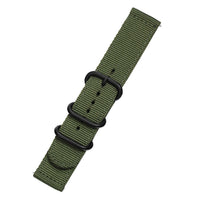 HKM-473875 Nylon Three-Buckle Watch Strap for Samsung Watches - Fits Galaxy Watch3, Active2 & More