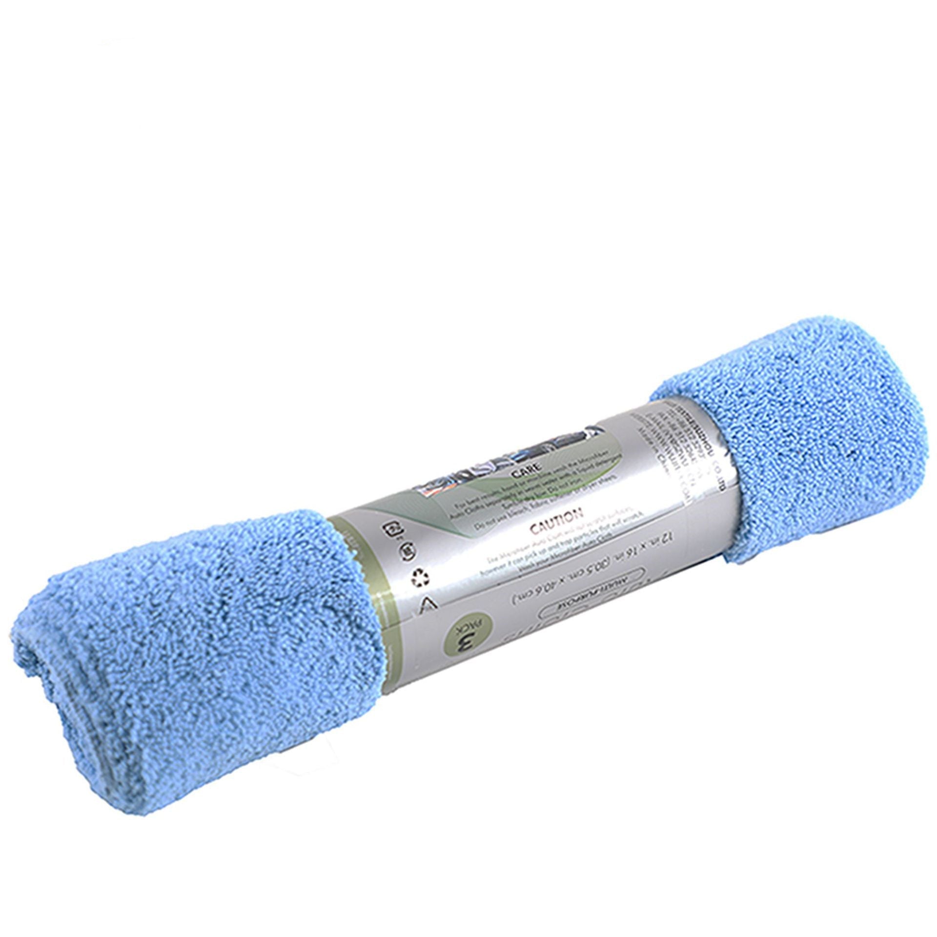 KTX-473939 Microfiber Car Wash Towel Cleaning Cloth - 30cm x 40cm, Polyester & Nylon Blend, 350g