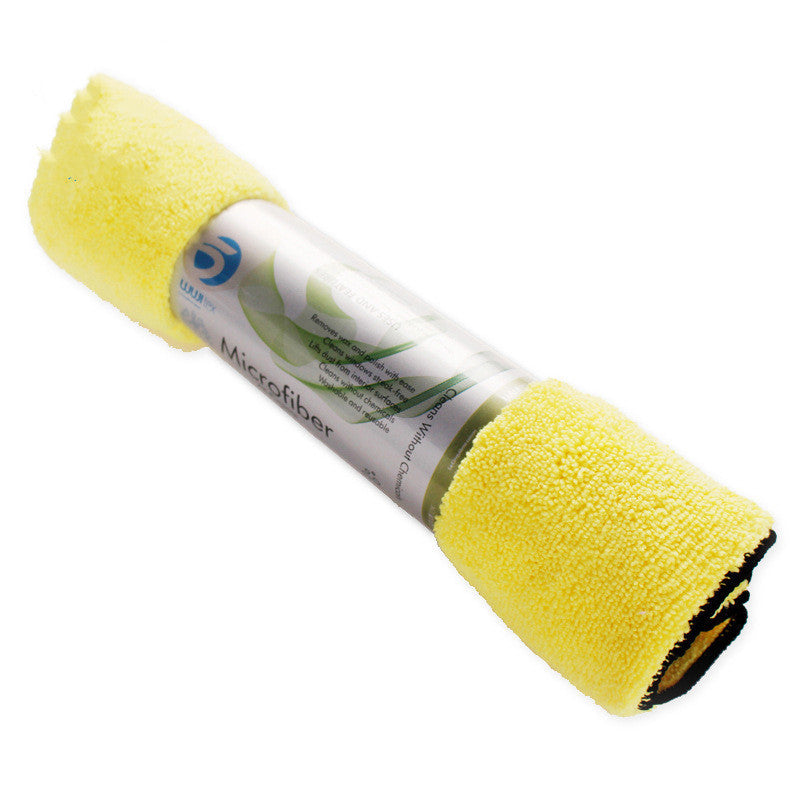 KTX-473939 Microfiber Car Wash Towel Cleaning Cloth - 30cm x 40cm, Polyester & Nylon Blend, 350g
