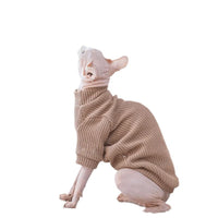 HKM-473939 Stylish Lightweight Moisture-Proof Pet Sweater in Light Brown and Brown, Multiple Sizes Available