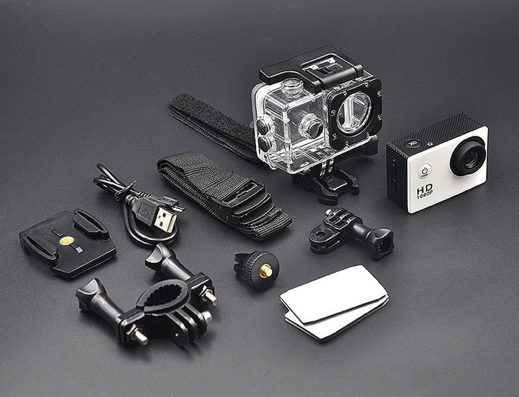 HKM-473939 Waterproof Mini Sports Camera A7 with 2.0 Inch HD Display and 30m Submersible Capability