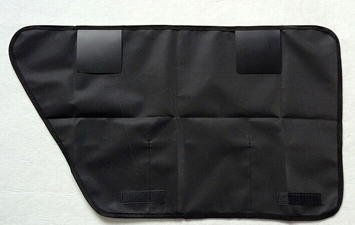 HKM-474131 Car Door Protection Mat - Durable Oxford Cloth Anti-Scratch Dog Pad (72x40CM, Set of 2)