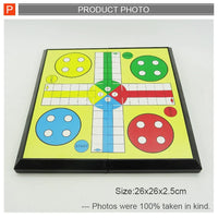 HKM-474323 Intelligent Folding Ludo Board Game for Kids - Educational Toy for Ages 2-7