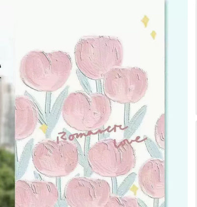 HKM-474451 Frosted Glass Sticker for Windows - Modern Design with Floral and Animal Patterns, 60cm x 100cm