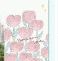 HKM-474451 Frosted Glass Sticker for Windows - Modern Design with Floral and Animal Patterns, 60cm x 100cm