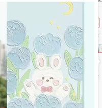 HKM-474451 Frosted Glass Sticker for Windows - Modern Design with Floral and Animal Patterns, 60cm x 100cm